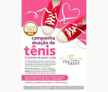 Campanha de Doação de Tênis – Cuidando de Quem Cuida