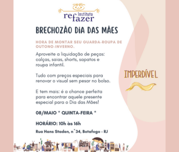 Vem aí o Brechozão Refazer – Especial Dia das Mães!