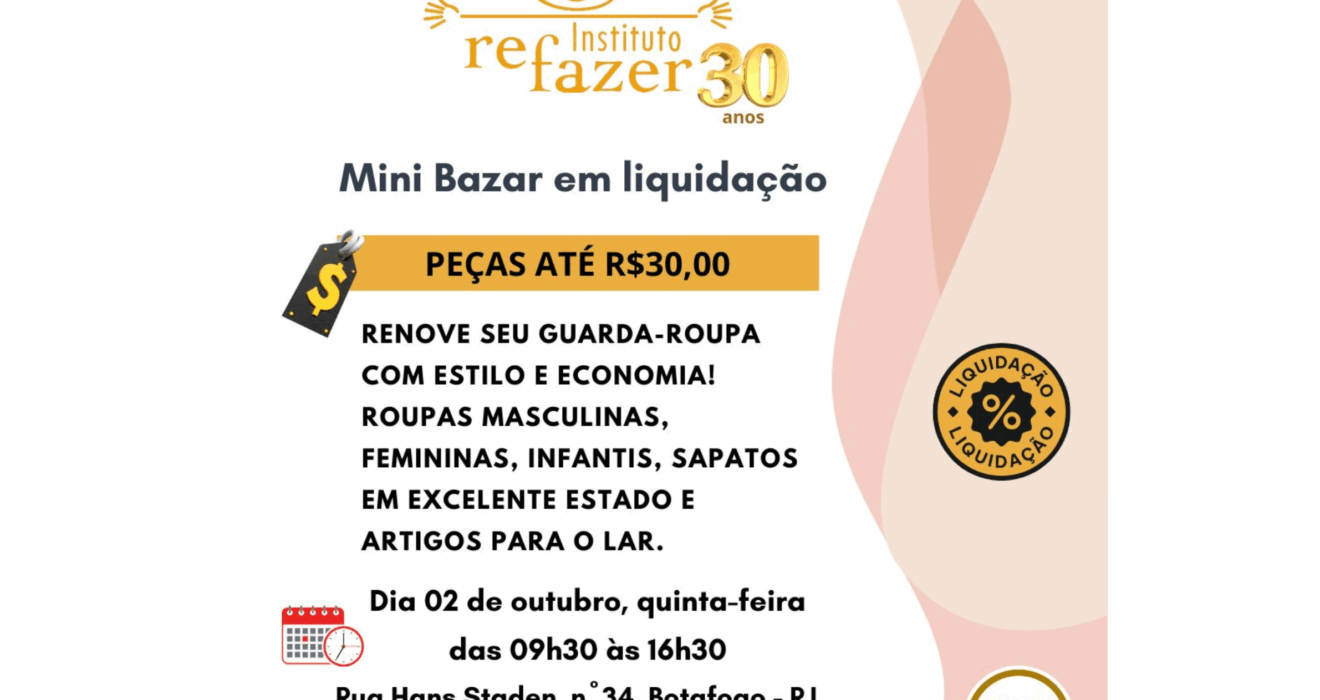 Mini Bazar em Liquidação Refazer
