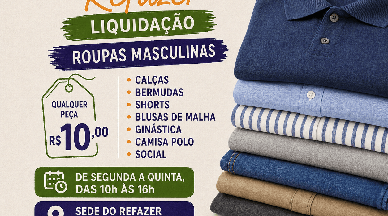 Liquidação no Brechó Refazer!