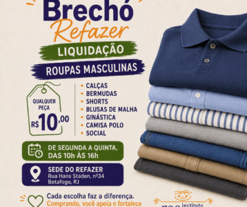Liquidação no Brechó Refazer!