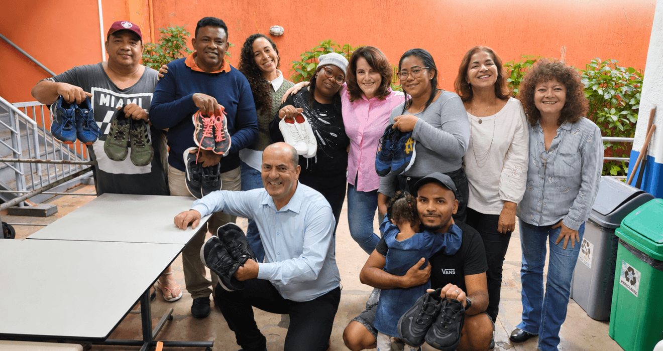 Velox Academia realiza campanha de doação de tênis pelo segundo ano consecutivo