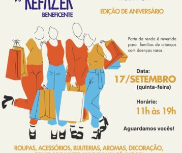 Bazar Beneficente do Refazer acontece no Clube Paissandu em setembro